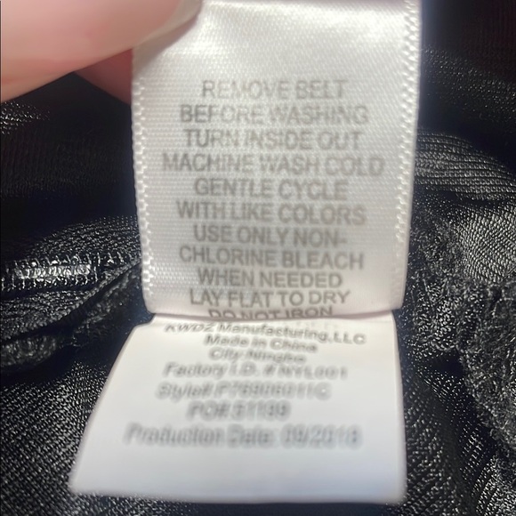 BEAUTEES Red Kids Dress with Black Floral Design - Picture 7 of 10